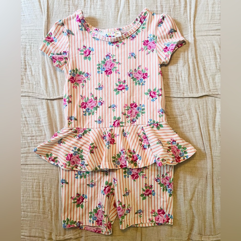DotDotSmile Girls Romper, Size 5/6